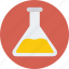 conical, experiment, flask, laboratory, test 