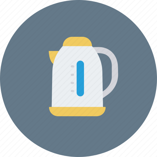 Electric kettle, jug, kettle, kitchen, utensil icon - Download on Iconfinder