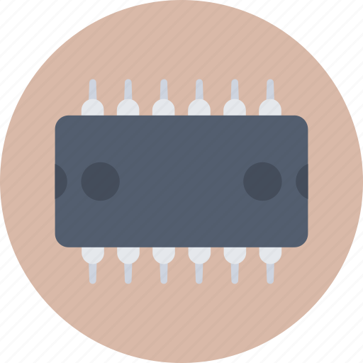 Computer chip, ic, integrated circuit, microchip, silicon chip icon - Download on Iconfinder