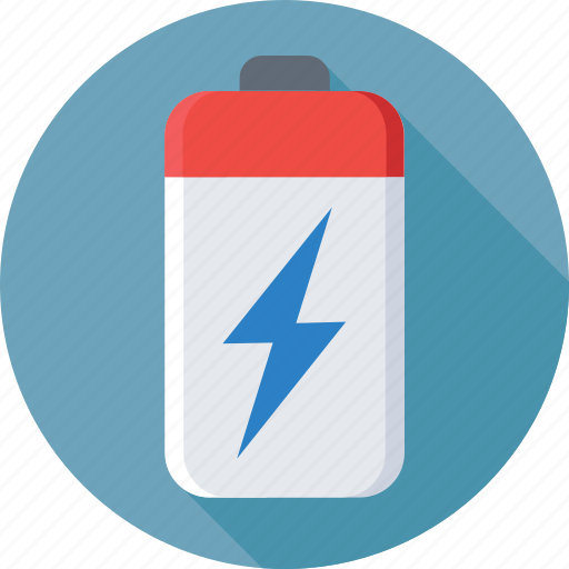 Battery, battery power, charging, mobile battery, thunder icon - Download on Iconfinder