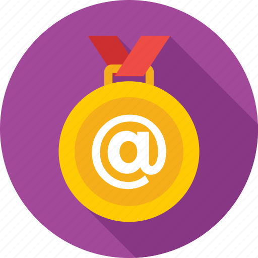 Achievement, arroba, award, reward, winner icon - Download on Iconfinder