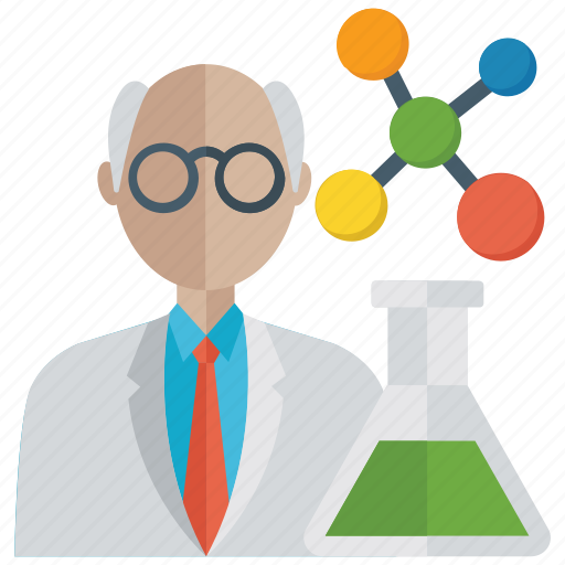 Analyst, lab technician, researcher, science teacher, scientist icon - Download on Iconfinder