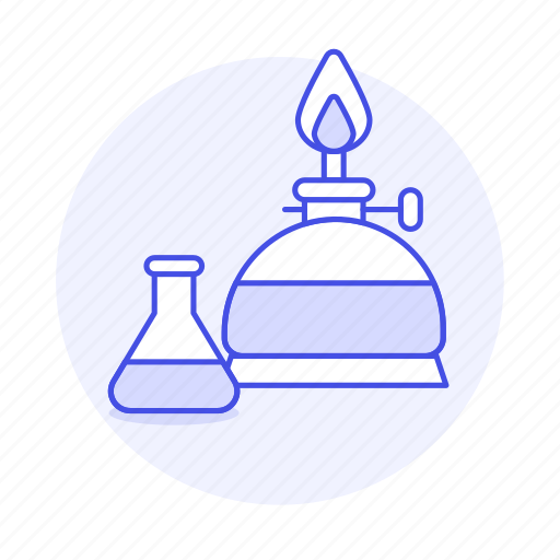 Alcohol, burner, chemical, erlenmeyer, experiments, flask, lab icon - Download on Iconfinder