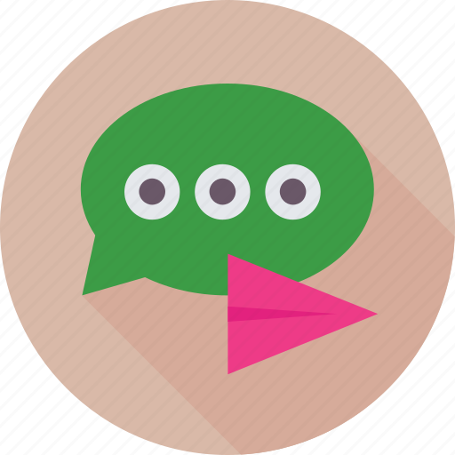 Chat, chat bubble, conversation, paperplane, speech icon - Download on Iconfinder