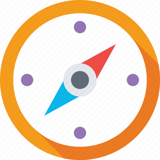 Compass, directional tool, gps, navigational, speedometer icon - Download on Iconfinder