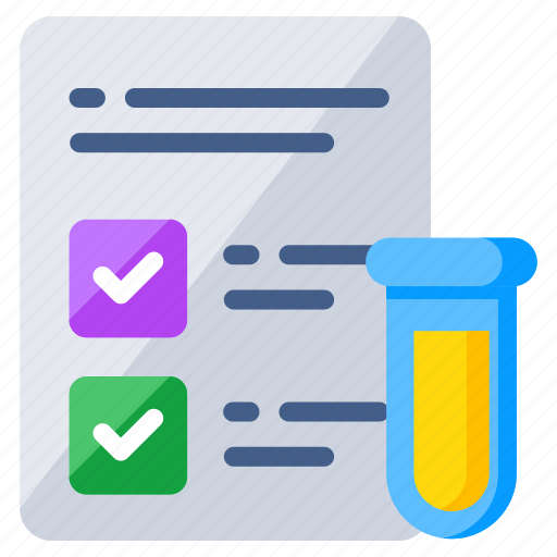 Experiment list, test result, checklist, todo, worksheet icon - Download on Iconfinder