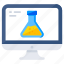 chemical flask, lab apparatus, online experiment, lab equipment, laboratory tool 