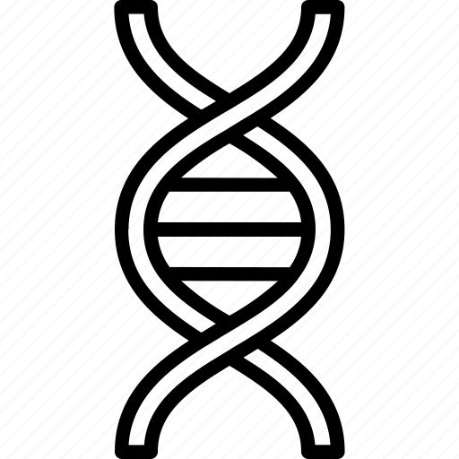 Dna, dna chain, dna helix, science, genetics icon - Download on Iconfinder