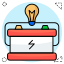 car, battery, rechargeable, electric, energy, accumulator, status 