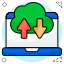 cloud, data, transfer, exchange, transmission, sync, synchronization 
