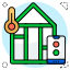 home, temperature, house, homestead, residence, accomodation 