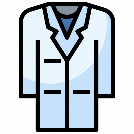 Clothing, coat, fashion, lab, laboratory, science icon - Download on Iconfinder