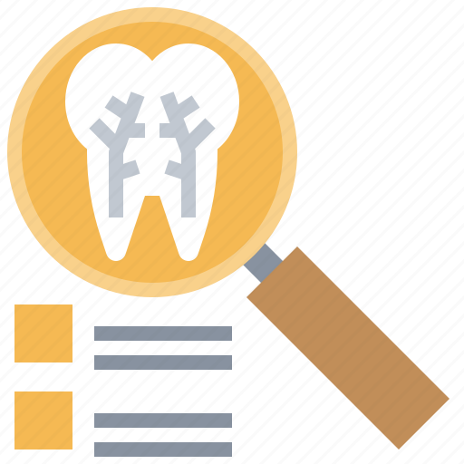 Dental, dentistry, loupe, root, teeth, tooth icon - Download on Iconfinder