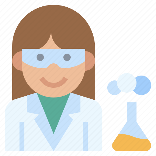 Doctor, female, profession, research, scientist icon - Download on Iconfinder