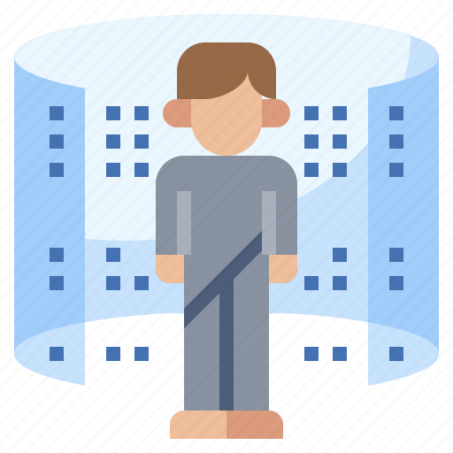 Comic, education, machine, people, teleportation icon - Download on Iconfinder