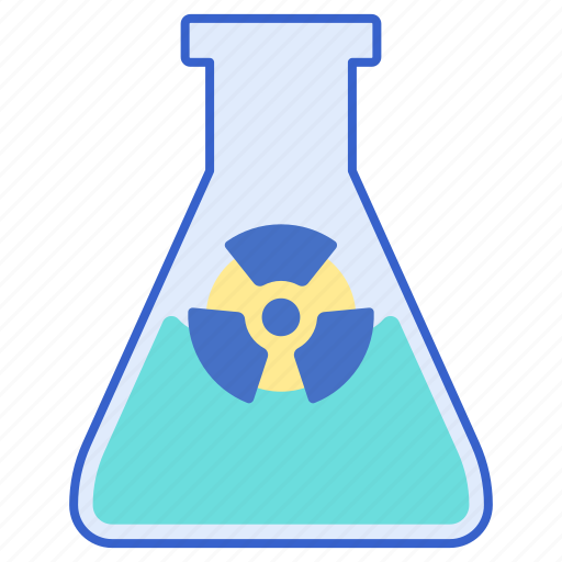 Radioactive, radiation, flask, chemical icon - Download on Iconfinder