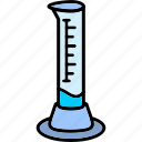 graduated, cylinder, chemistry, laboratory, science, tube, experiment