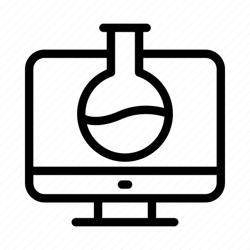 Beaker, lab, online, research, science icon - Download on Iconfinder