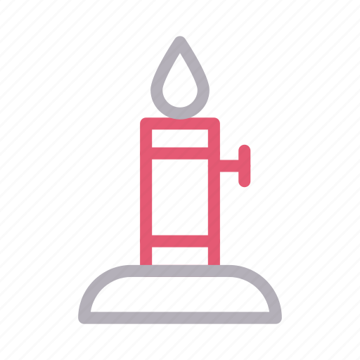 Burner, candle, flame, lab, science icon - Download on Iconfinder
