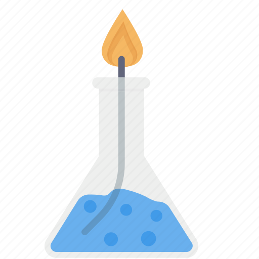 Beaker, flask, fire, flame icon - Download on Iconfinder