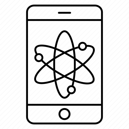 Atoms, mobile, molecule, phone icon - Download on Iconfinder