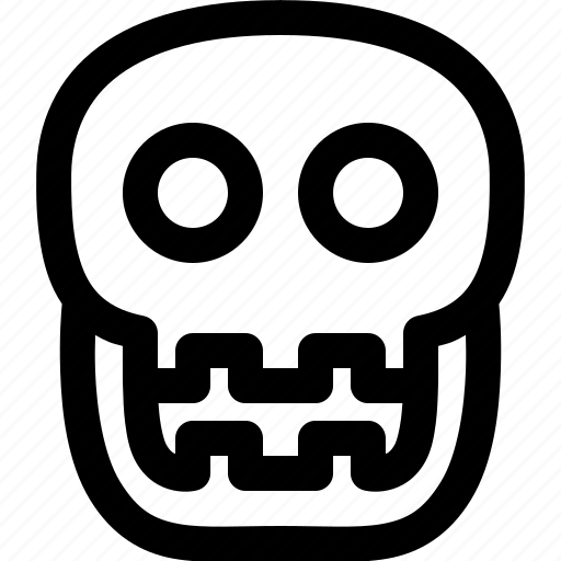 Caution, danger, death, evil, ghost, halloween, skull icon - Download on Iconfinder