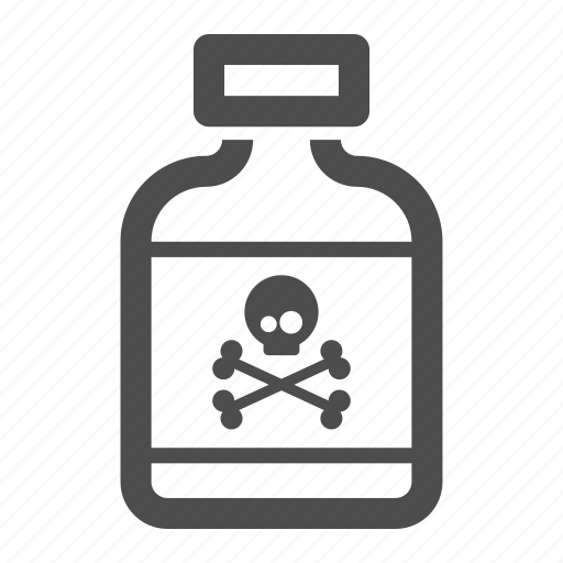 Alert, bones, bottle, danger, poison, skull, warning icon - Download on Iconfinder