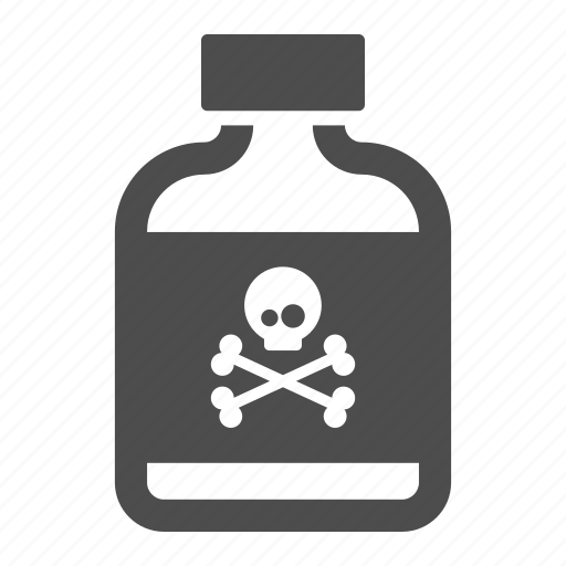 Attention, bones, bottle, danger, poison, skull, warning icon - Download on Iconfinder