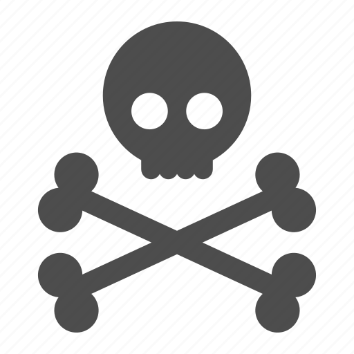 Alert, bones, caution, danger, dead, skull, warning icon - Download on Iconfinder