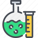 chemistry, flasks, laboratory, science, test, tube