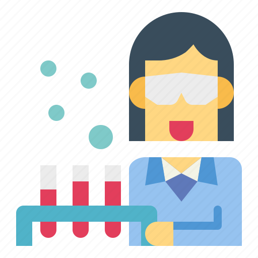 Experiment, lab, scientist, woman icon - Download on Iconfinder