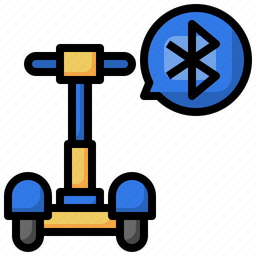 Bluetooth, scooter, transportation, excercise icon - Download on Iconfinder