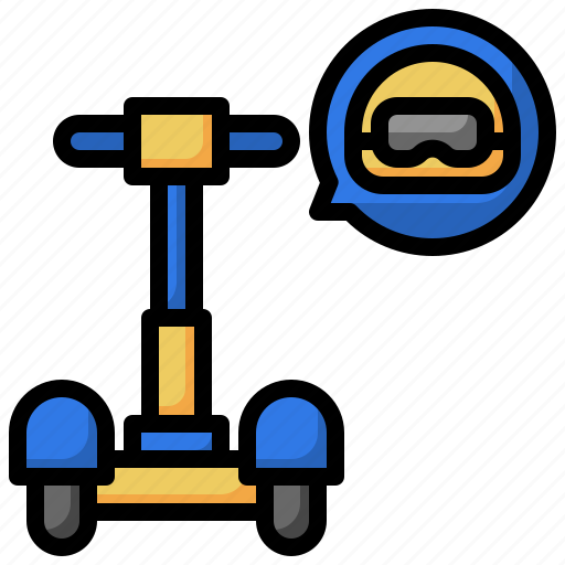 Helmet, safety, transportation, electric, transport, scooter icon - Download on Iconfinder