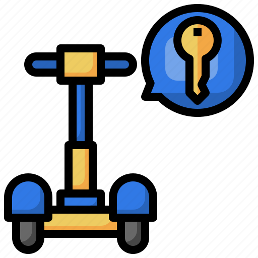 Key, scooter, transportation, excercise icon - Download on Iconfinder