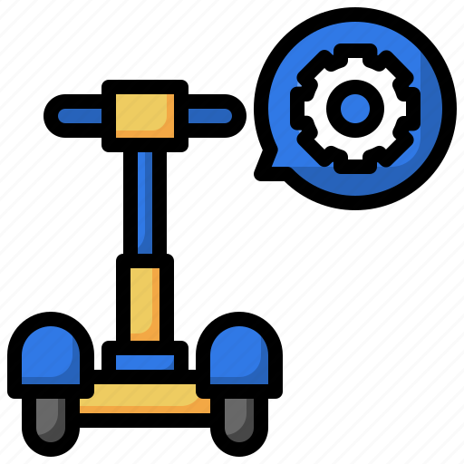 Setting, options, gear, scooter, transportation, excercise icon - Download on Iconfinder