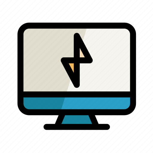 Computer, digital, flash, pc, screen, setting icon - Download on Iconfinder