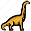 brachiosaurus, dinosaur, jurassic, reptile, herbivorous dinosaur 