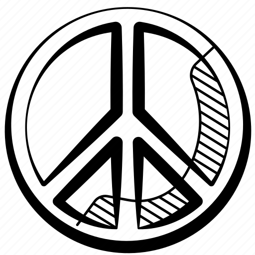 Peace sign, peace, anti-war, stop war, no war icon - Download on Iconfinder