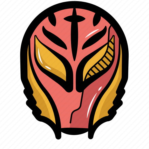 Mexican wrestler, wrestling mask, mexican fighter mask, lucha mask, luchador mask icon - Download on Iconfinder