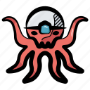 alien, alien creature, alien tentacles, alien octopus, scary alien