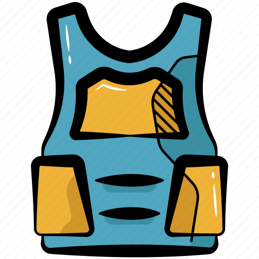 Bulletproof vest, armor vest, body armor, protector vest, military vest icon - Download on Iconfinder