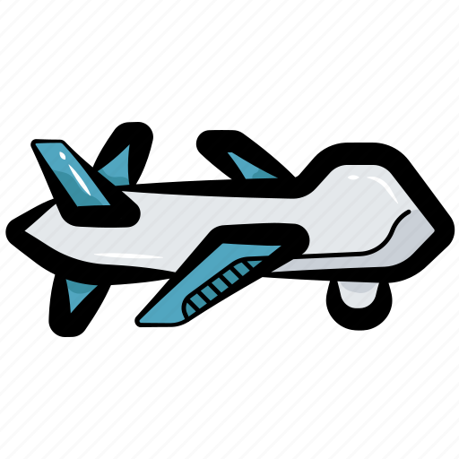 Drone, uav, combat drone, plane, aircraft icon - Download on Iconfinder