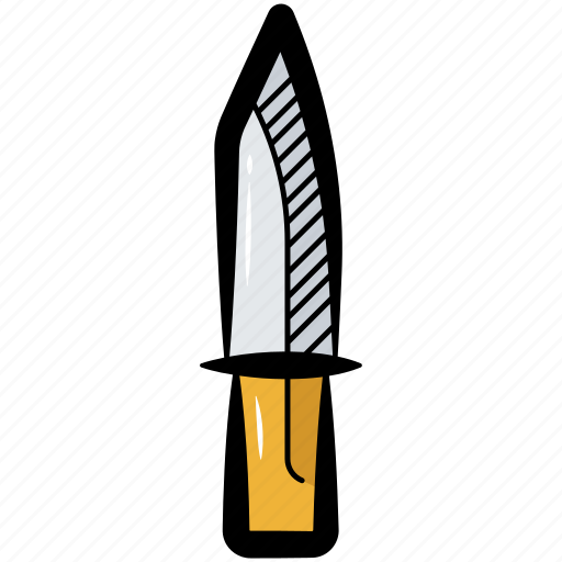 Knife, military knife, combat knife, hunting knife, bayonet knife icon - Download on Iconfinder