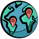 countries, worldwide, world, earth, zone, map, country