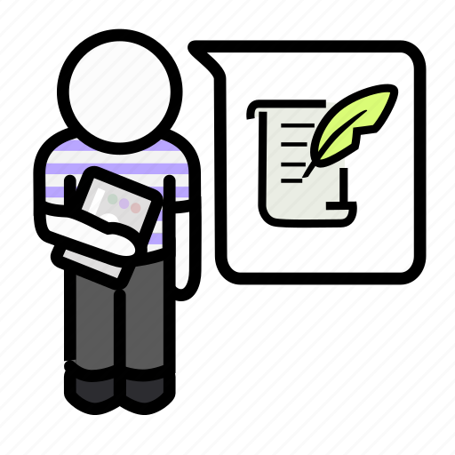 Agile, author, content, designer, microcopy, plain english, scrum icon - Download on Iconfinder