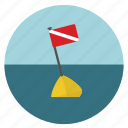 dive flag, equipments, flag, diving flag, diving, scuba, buoy 