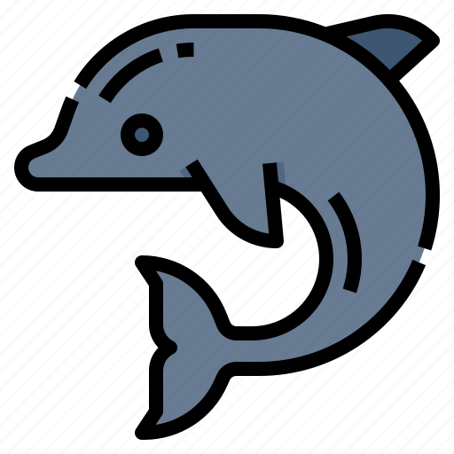 Aquatic, sea, dolphin, mammals icon - Download on Iconfinder