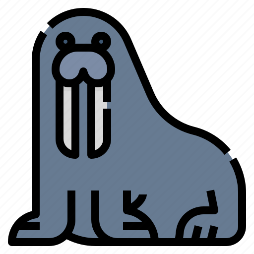 Arctic, walrus, pole, north, animal, ocean, sea icon - Download on Iconfinder