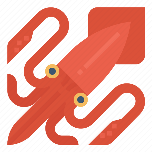 Restaurant, flying, squid, aquatic, seafood icon - Download on Iconfinder