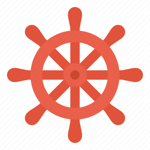 Wheel, transport, steering, marine, ship, controller icon - Download on Iconfinder
